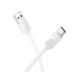   HOCO X114 adatkábel (USB - Type-C, 3A, gyorstöltő, 100cm) FEHÉR