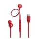 JBL T310C fülhallgató SZTEREO (Type-C, hangerőszabályzó, felvevő gomb, lapos kábel) PIROS