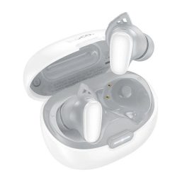 HOCO EW203 bluetooth fülhallgató SZTEREO (v5.4, TWS, mikrofon + töltőtok) FEHÉR   HOCO EW203 bluetooth fülhallgató SZTEREO (v5.4, TWS, mikrofon + töltőtok) FEHÉR