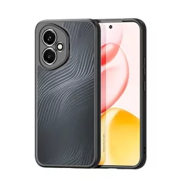   DUX DUCIS AIMO szilikon telefonvédő (ütésállóság, kameravédő, matt, hullám) FEKETE