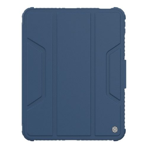 NILLKIN BUMPER PRO szilikon telefonvédő (aktív FLIP, ütésállóság, asztali tartó) SÖTÉTKÉK