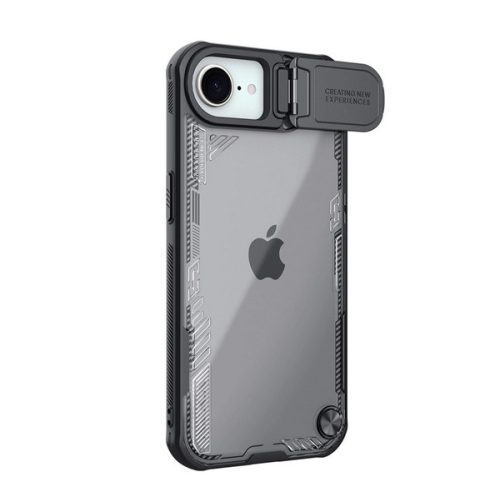 NILLKIN ICEBLADE PROP szilikon telefonvédő (ütésállóság, kameravédő, kitámasztó) FEKETE