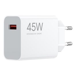 XIAOMI hálózati töltő USB aljzat (45W, gyorstöltő) FEHÉR   XIAOMI hálózati töltő USB aljzat (45W, gyorstöltő) FEHÉR