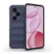 Szilikon telefonvédő (ütésállóság, kameravédő, 3D) SÖTÉTKÉK