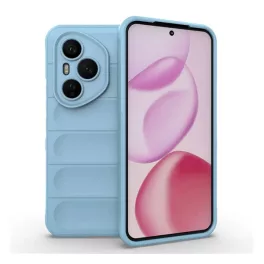   Szilikon telefonvédő (ütésállóság, kameravédő, 3D) VILÁGOSKÉK