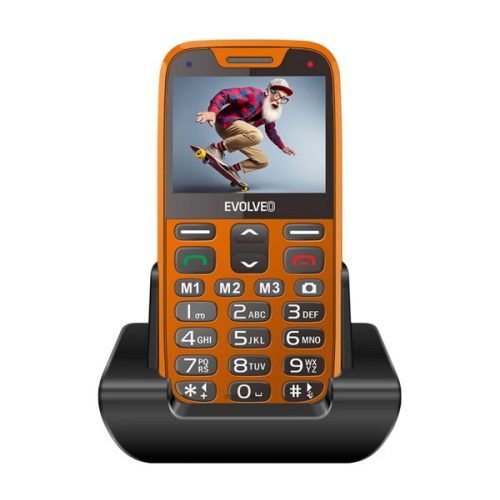 EVOLVEO EP-601 EasyPhone XR mobiltelefon NARANCSSÁRGA