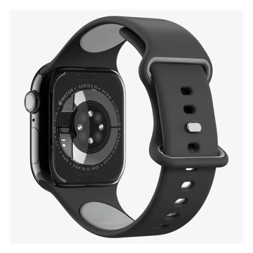 SPIGEN NANO POP pótszíj (egyedi méret, kicsi, matt, szilikon) FEKETE