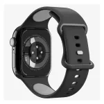 SPIGEN NANO POP pótszíj (egyedi méret, nagy, matt, szilikon) FEKETE