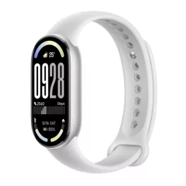   XIAOMI Smart Band 10 okoskarkötő (v5.4, aktivitásmérő, alvásmonitor, 150 sport mód, vízálló, 5 ATM) EZÜST