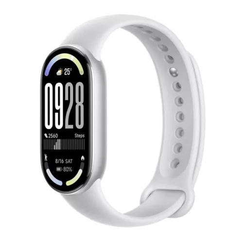 XIAOMI Smart Band 10 okoskarkötő (v5.4, aktivitásmérő, alvásmonitor, 150 sport mód, vízálló, 5 ATM) EZÜST