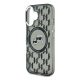 KARL LAGERFELD IML MONOGRAM K&CH HEADS MAGSAFE szilikon telefonvédő (ütésállóság, kameravédő, MagSafe) FEKETE