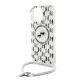 KARL LAGERFELD IML MONOGRAM CROSSBODY K&CH HEADS MAGSAFE szilikon telefonvédő (ütésállóság, MagSafe, nyakpánt) ÁTLÁTSZÓ