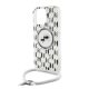KARL LAGERFELD IML MONOGRAM CROSSBODY K&CH HEADS MAGSAFE szilikon telefonvédő (ütésállóság, MagSafe, nyakpánt) ÁTLÁTSZÓ
