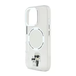   KARL LAGERFELD IML KARL AND CHOUPETTE MAGSAFE szilikon telefonvédő (ütésállóság, MagSafe) ÁTLÁTSZÓ