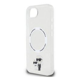 KARL LAGERFELD IML KARL AND CHOUPETTE MAGSAFE szilikon telefonvédő (ütésállóság, MagSafe) ÁTLÁTSZÓ   KARL LAGERFELD IML KARL AND CHOUPETTE MAGSAFE szilikon telefonvédő (ütésállóság, MagSafe) ÁTLÁTSZÓ
