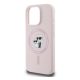 KARL LAGERFELD SILICONE KARL&CHOUPETTE HEADS MAGSAFE szilikon telefonvédő (ütésállóság, MagSafe) RÓZSASZÍN