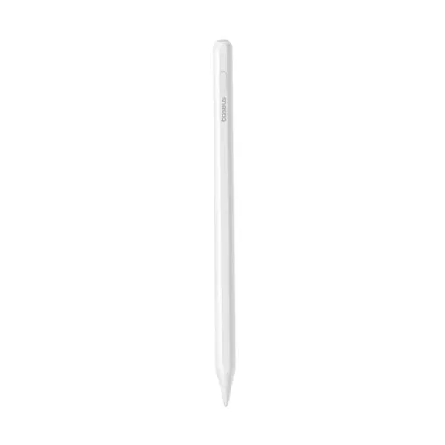 BASEUS SMOOTH WRITING érintő ceruza (aktív, kapacitív, LED jelzés, vezeték nélküli töltés + póthegy, Apple Pencil) FEHÉR