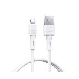   REMAX LEYA adatkábel (USB - lightning, 2.4A, gyorstöltő, 100cm) FEHÉR