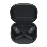 SHOKZ OPENFIT2 bluetooth fülhallgató SZTEREO (v5.4, TWS, fülre akasztható, mikrofon, zajszűrő + töltőtok) FEKETE