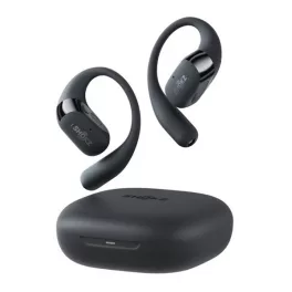  SHOKZ OPENFIT2+ bluetooth fülhallgató SZTEREO (v5.4, TWS, fülre akasztható, mikrofon, zajszűrő, IP55 + töltőtok) FEKETE