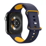 SPIGEN NANO POP pótszíj (egyedi méret, kicsi, matt, szilikon) SÖTÉTKÉK