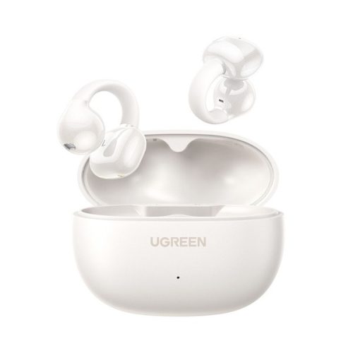 UGREEN HITUNE S3 WS209 bluetooth fülhallgató SZTEREO (v5.4, TWS, mikrofon, fülre csíptethető + töltőtok) FEHÉR