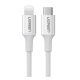 UGREEN US171 adatkábel (Type-C - lightning, 20W, PD gyorstöltés, 150cm) FEHÉR