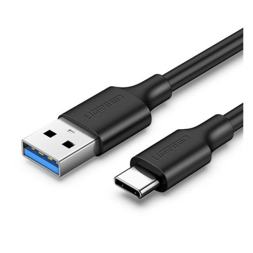 UGREEN US184 adatkábel (USB - Type-C, 3A, gyorstöltő, 50cm) FEKETE