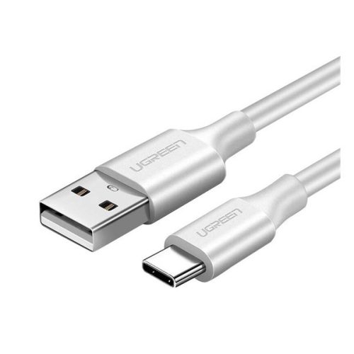 UGREEN US287 adatkábel (USB - Type-C, 2A, gyorstöltő 3.0, 150cm) FEHÉR
