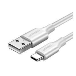   UGREEN US287 adatkábel (USB - Type-C, 2A, gyorstöltő 3.0, 50cm) FEHÉR