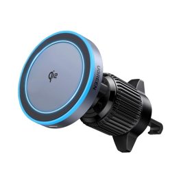   UGREEN W708 autós tartó (szellőzőre, 360°, 15W, wireless, mágneses, gyorstöltő, Qi2) FEKETE