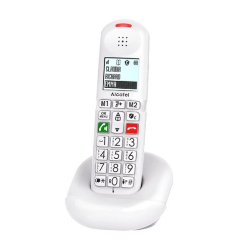 ALCATEL XL685 telefon készülék (vezeték nélküli, kijelző, DECT) FEHÉR