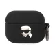 KARL LAGERFELD 3D LOGO NFT KARL HEAD szilikon tok (karabíner) FEKETE Apple AirPods Pro