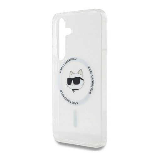 KARL LAGERFELD IML CHOUPETTE HEAD MAGSAFE szilikon telefonvédő (ütésállóság, kameravédő, MagSafe) ÁTLÁTSZÓ