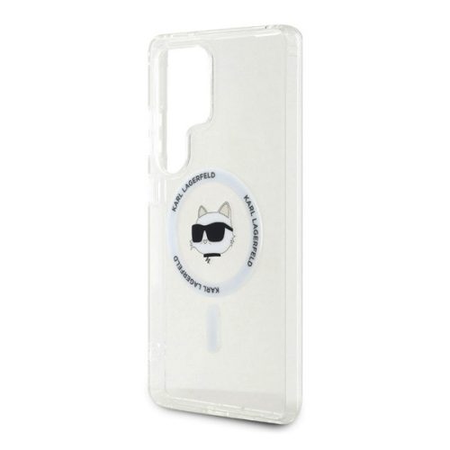 KARL LAGERFELD IML CHOUPETTE HEAD MAGSAFE szilikon telefonvédő (ütésállóság, kameravédő, MagSafe) ÁTLÁTSZÓ