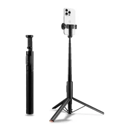   SPIGEN S541W szelfibot (univerzális, tripod állvány, állítható, bluetooth távkioldó, forgatható, 31.5-146cm) FEKETE