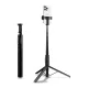 SPIGEN S541W szelfibot (univerzális, tripod állvány, állítható, bluetooth távkioldó, forgatható, 31.5-146cm) FEKETE