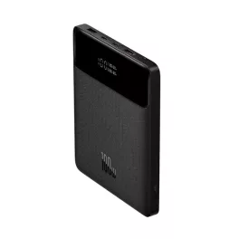   BASEUS BLADE vésztöltő 2 USB+2 Type-C aljzat (20000mAh, 100W, PD gyorstöltő, LED jelzés) FEKETE