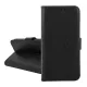 Tok álló, bőr hatású (FLIP, oldalra nyíló, kártyazseb, asztali tartó) FEKETE