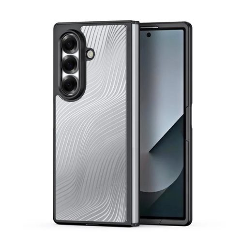 DUX DUCIS AIMO szilikon telefonvédő (ütésállóság, kameravédő, matt, hullám) FEKETE