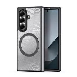   DUX DUCIS AIMO szilikon telefonvédő (ütésállóság, kameravédő, mágneses, hullám) FEKETE