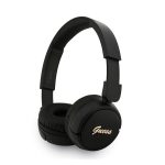 GUESS SCRIPT METAL LOGO bluetooth fejhallgató SZTEREO (v5.3, mikrofon, IPX4 vízálló) FEKETE