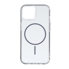 Szilikon telefonvédő (ultravékony, műanyag hátlap, MagSafe, légpárnás sarok) SÖTÉTSZÜRKE   Szilikon telefonvédő (ultravékony, műanyag hátlap, MagSafe, légpárnás sarok) SÖTÉTSZÜRKE