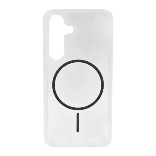 Szilikon telefonvédő (ultravékony, műanyag hátlap, MagSafe, légpárnás sarok) SÖTÉTSZÜRKE