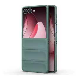   Műanyag telefonvédő (ütésállóság, kameravédő, 3D) SÖTÉTZÖLD