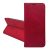 Tok álló, bőr hatású (FLIP, oldalra nyíló, asztali tartó, kártyazseb, prémium) PIROS