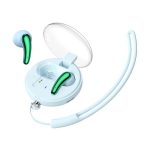 REMAX CLEARBUDS bluetooth fülhallgató SZTEREO (v5.3, TWS, mikrofon, zajszűrő + töltőtok) VILÁGOSKÉK