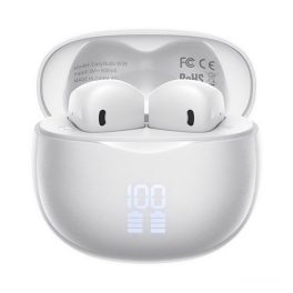 REMAX COZYBUDS bluetooth fülhallgató SZTEREO (v5.4, TWS, mikrofon, zajszűrő, LED kijelző + töltőtok) FEHÉR   REMAX COZYBUDS bluetooth fülhallgató SZTEREO (v5.4, TWS, mikrofon, zajszűrő, LED kijelző + töltőtok) FEHÉR