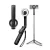 SPIGEN S571W szelfibot (univerzális, tripod állvány, állítható, bluetooth távkioldó, mágneses, 16.7-74cm) FEKETE