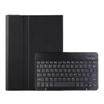 Tok álló, bőr hatású (FLIP, bluetooth billentyűzet, asztali tartó, QWERTY, angol nyelvű) FEKETE